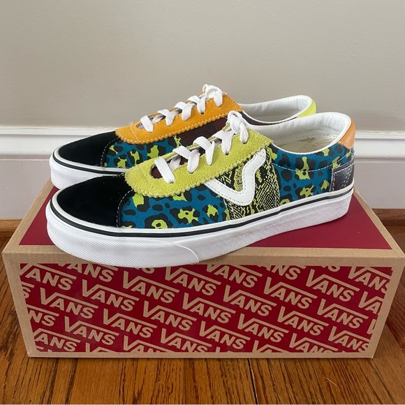 Vans Sport Patchwork Leopard Snake Multi with Box Men’s US 6.5 Women’s US 8 - Picture 7 of 9
